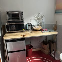 Custom Steel And Wood Table