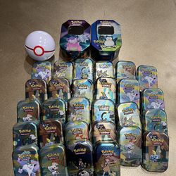 31* Pokémon Tins Empty 