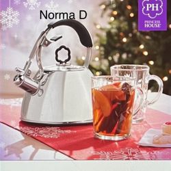 Set De Cafetera Y 2 Tazas Para Café Con Leche Nuevos En Su Caja 🌺 Princess House 🌺