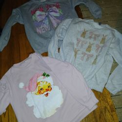 3 Womens Large holiday Sweatshirts