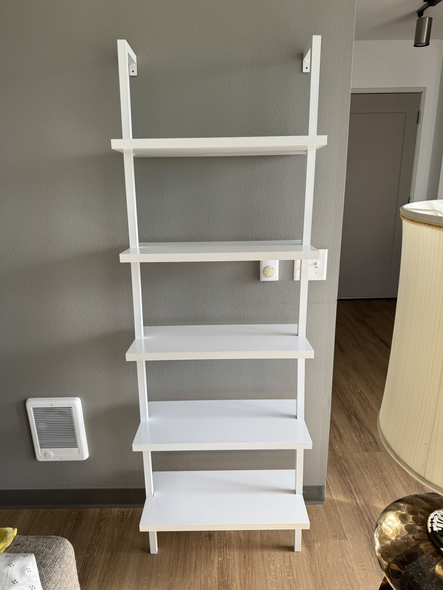White Shelving Unit