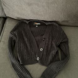 black cardigan 