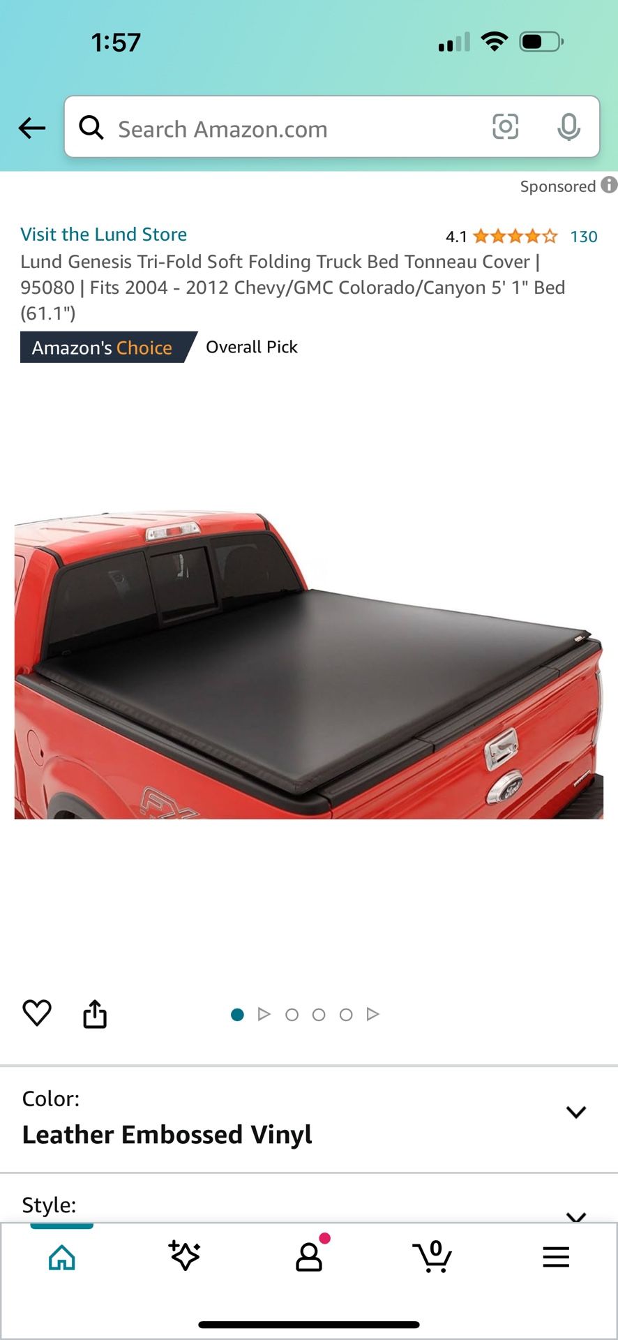 2015-2022 GMC Canyon Truck Bed  Cover