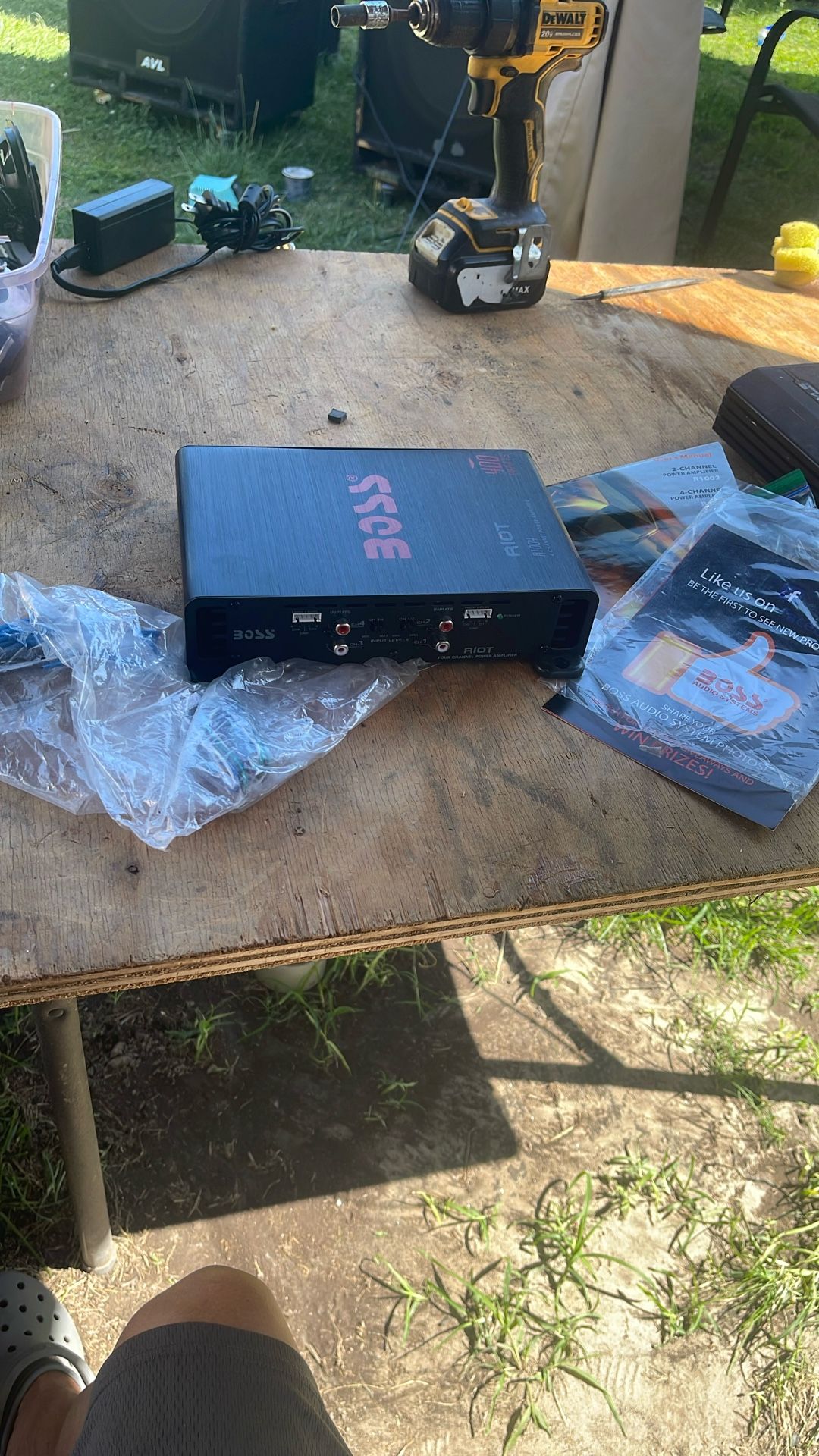 Boss Amp RIOT 4channels 400 Wtts
