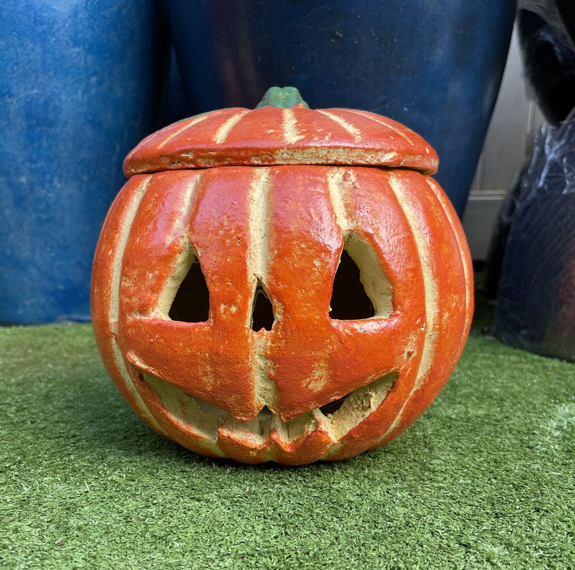 clay pumpkins
