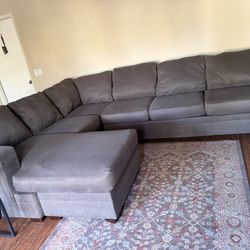 Dark Grey Couch 