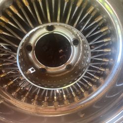 15” Rims (5) Rims New Tires (spokes) No Rust On None Of Them!