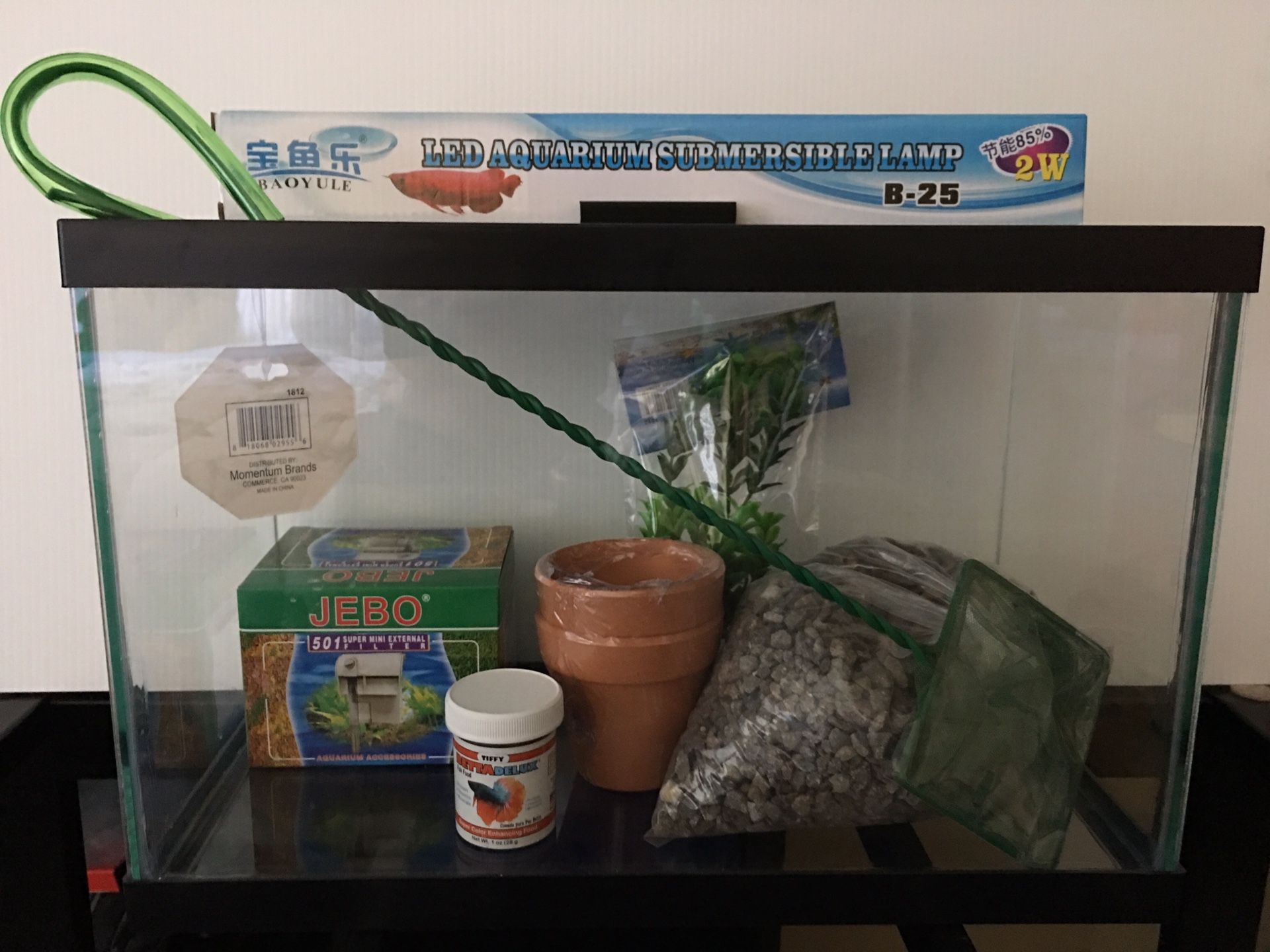 5.5 gal Betta Fish Tank Starter Kit