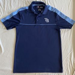 Men's Rays Baseball Polo Size Medium