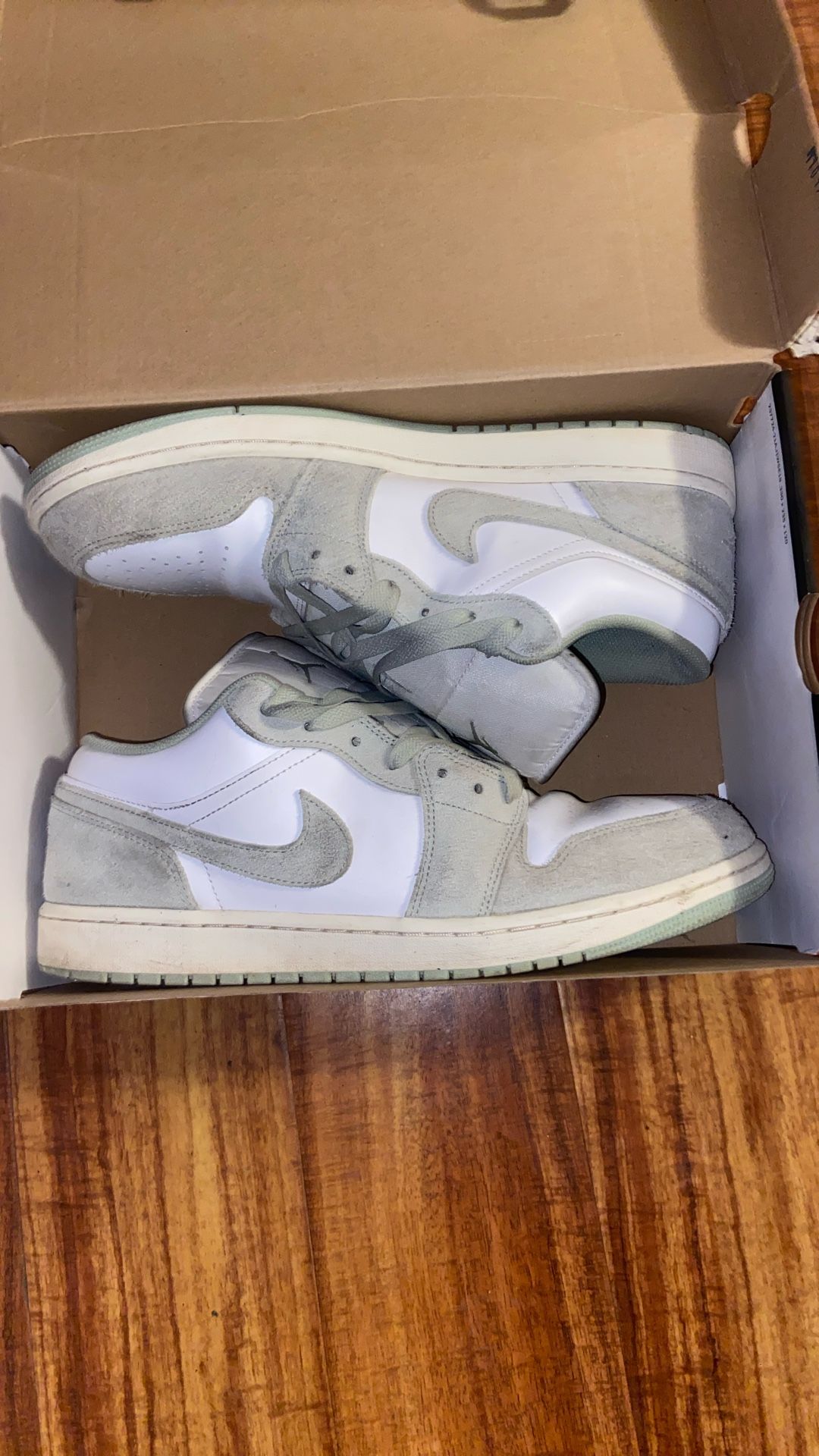 Air jordan 1 white/seafoam-sail