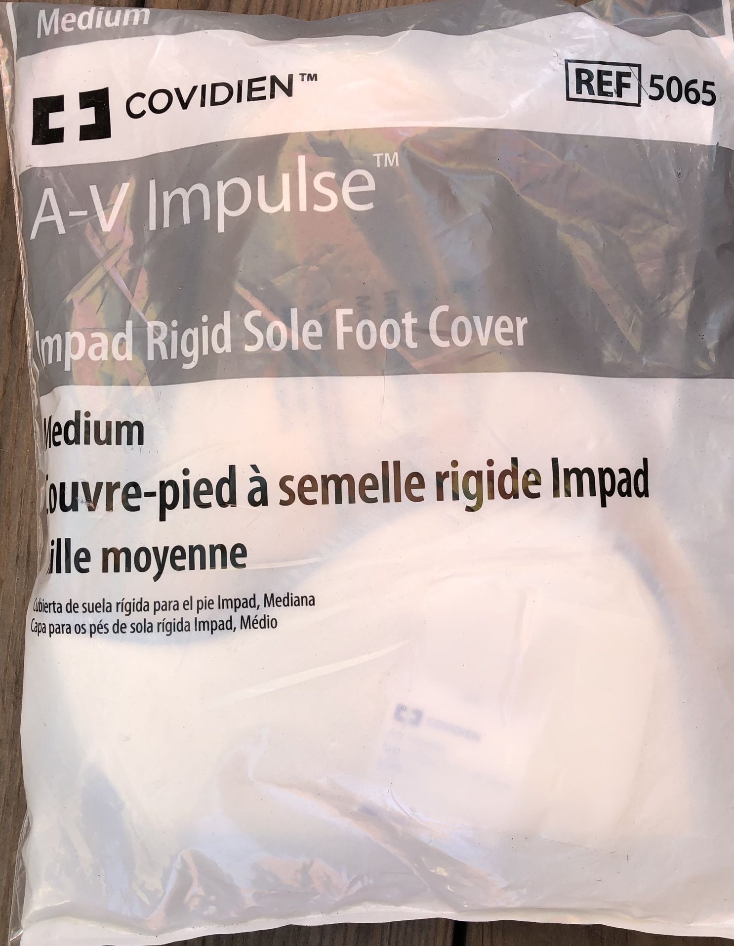 Covidien Brand A-V Impulse Rigid Sole Foot Cover (brand New)