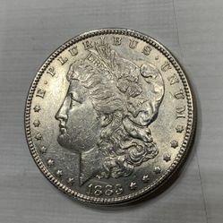 1883 P Morgan Silver Dollar 