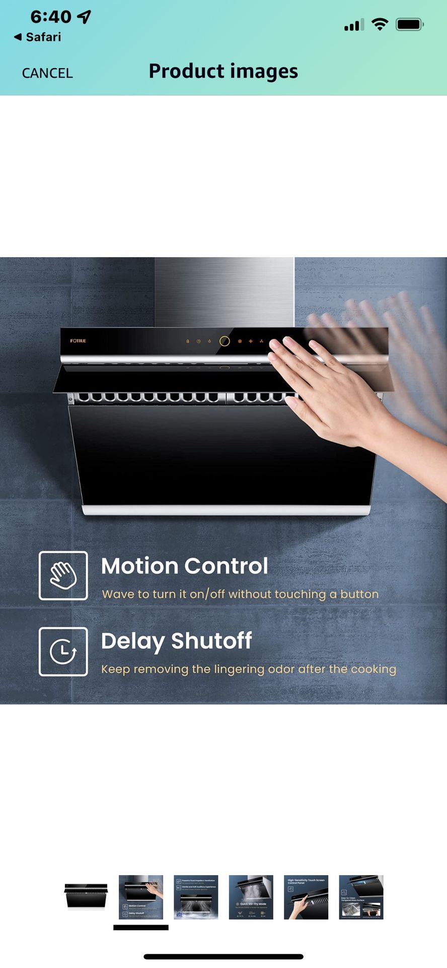 Fotile JQG9001 36" Range Hood for Sale in El Mirage, AZ OfferUp