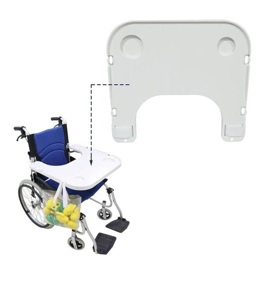 Wheelchair Tray Table White