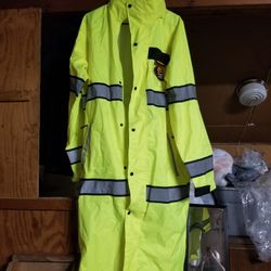 Yellow Fluorescent Trenchcoat