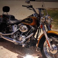 2008 Heritage Softail Harley , low miles , one owner