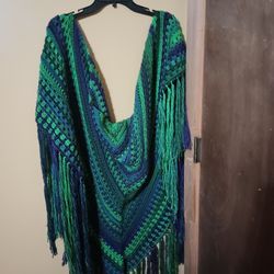 Handcrafted Crocheted Shawl 