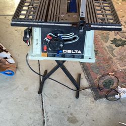 Delta tablesaw works very good