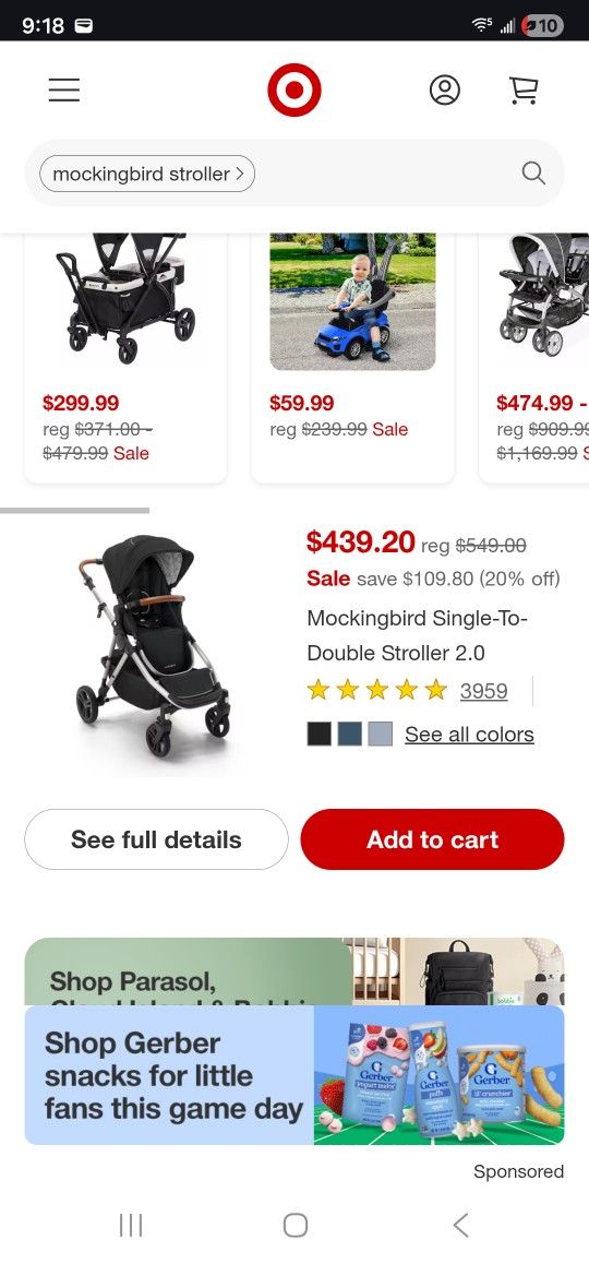 Mockingbird Stroller 2.0