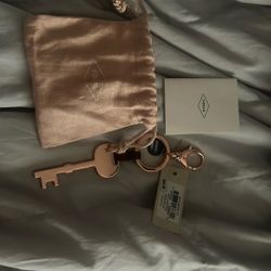 Fossil Rose Gold Keychain 