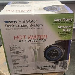 New In Box: Hot Water In Seconds!! WATTS H20 Recirculating Hot Water System Pump