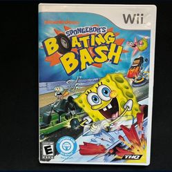 Spongbob's Boating Bash Game Wii