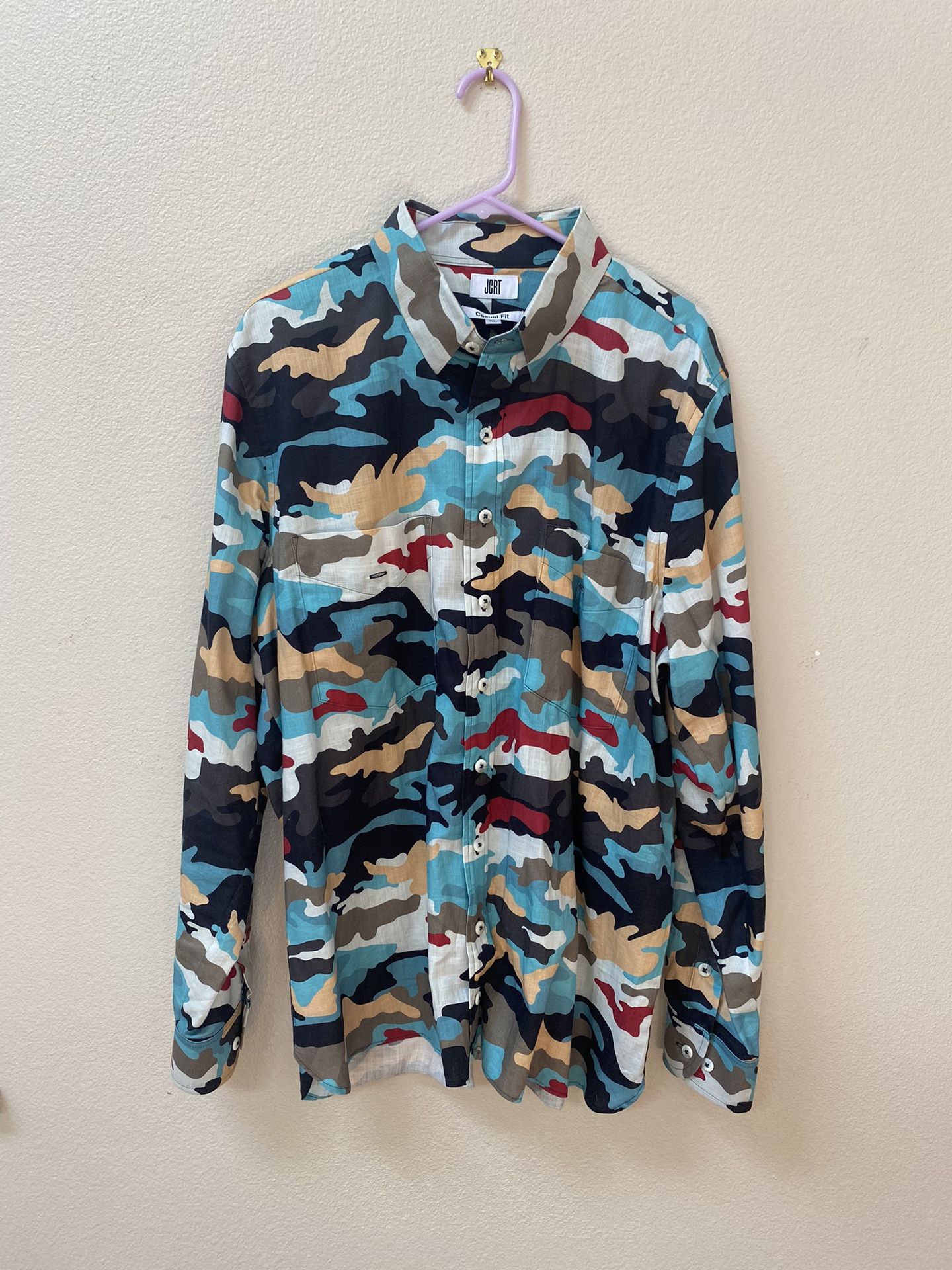 Funky Designer Camo Shirt