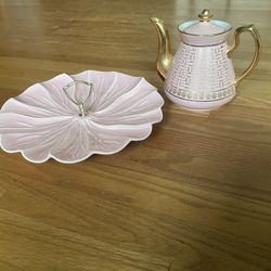 Vintage Hall Gold Pottery