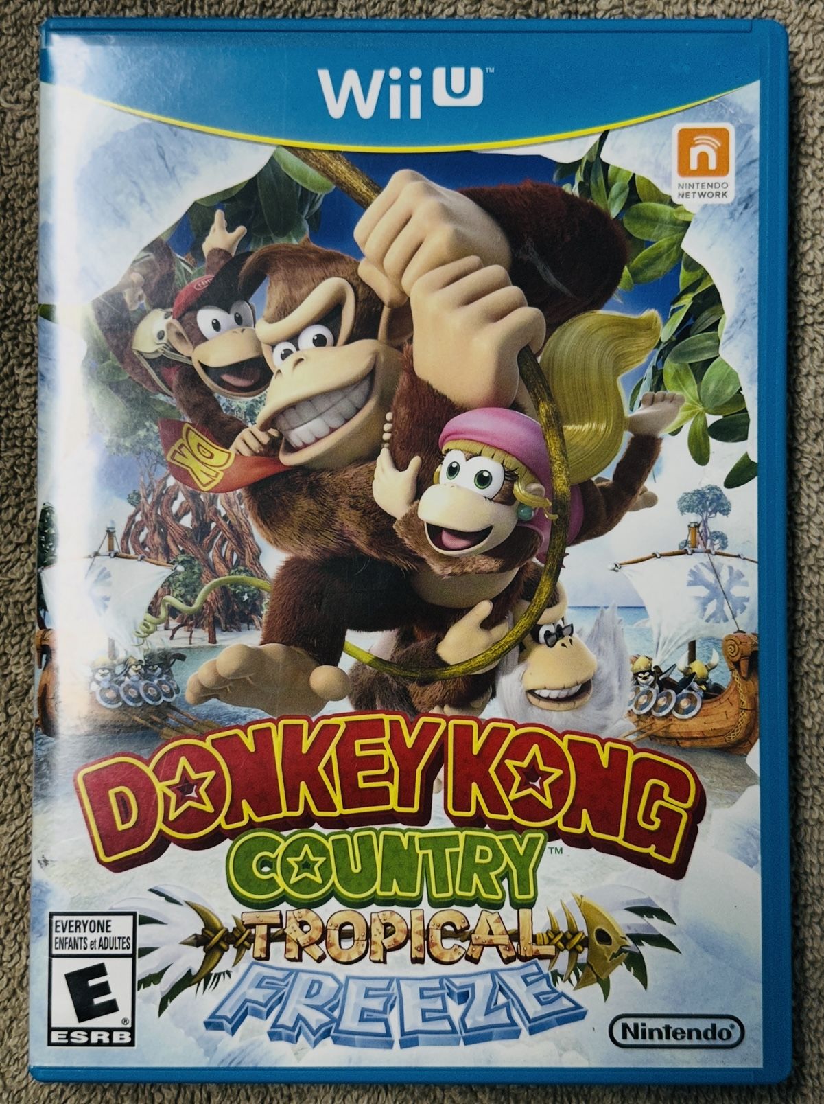 Donkey Kong Country: Tropical Freeze (Nintendo Wii U, 2016) Tested Adult Owned