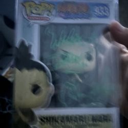 Shikumaru Signed Funko With Authentication