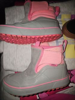 Vans girl boots velcro mte 2 primaloft used