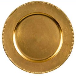 Charger Plates Gold