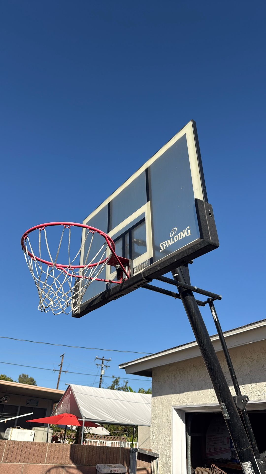 Spalding 54-Inch Portable Basketball Hoop  