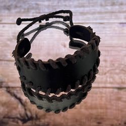 Faux Leather Men’s Bracelet 