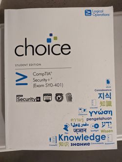 Choice Student Edition CompTIA Security+ (Exam SY0-401)