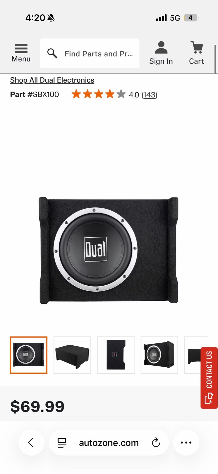 10 inch dual subwoofer