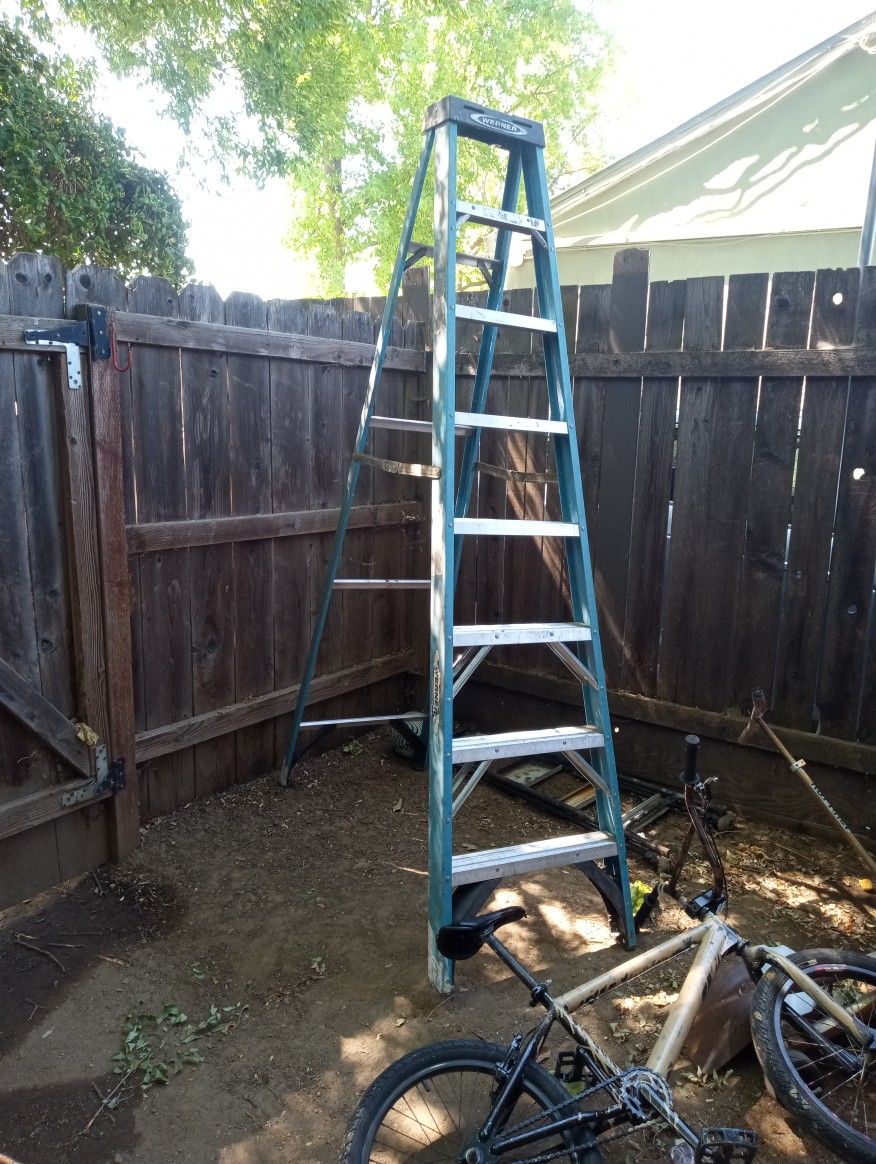 8 Foot Fiberglass Werner Ladder