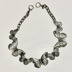 Fossil Butter Fly Necklace