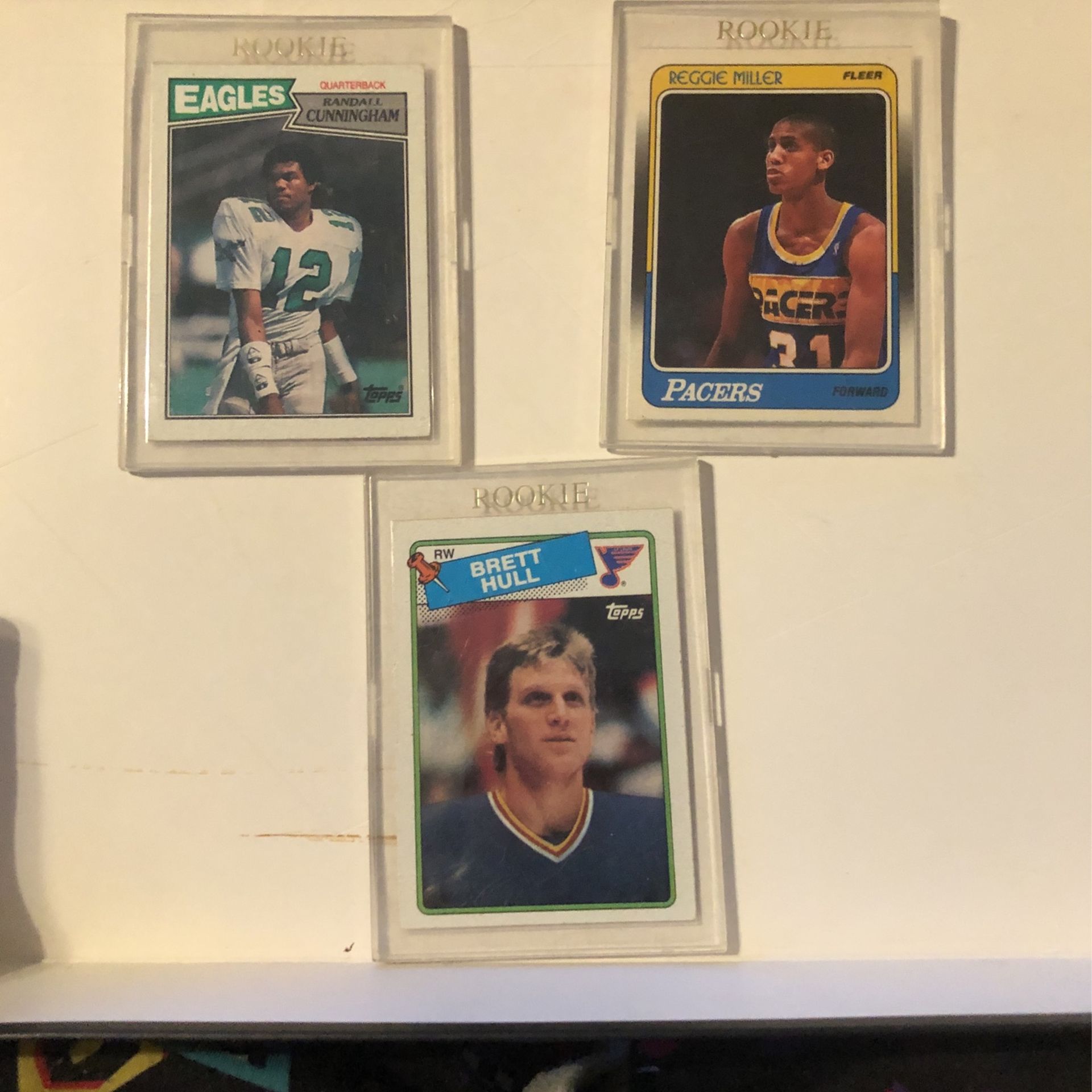 Reggie Miller ( Rookie) Plus 2 Vintage Cards