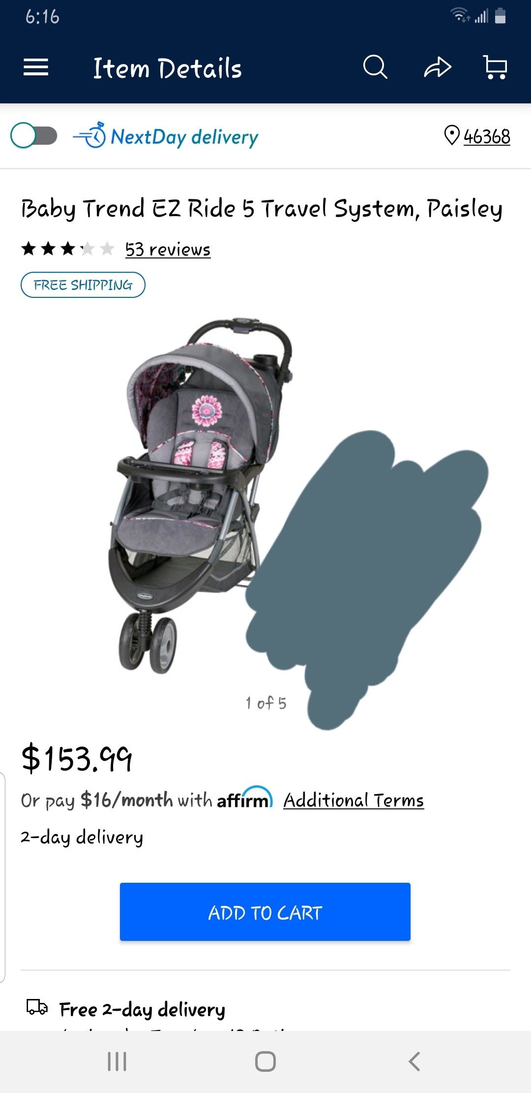 Baby Trends jogger stroller