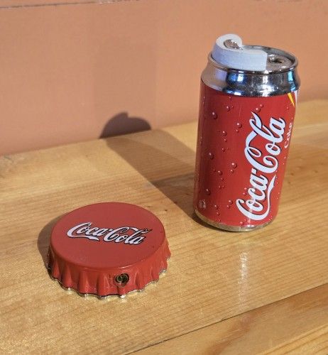 Two Vintage Coca-Cola Cigarette Lighters