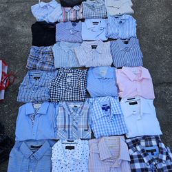 25 Used Brand Name Shirts.  Size Medium 