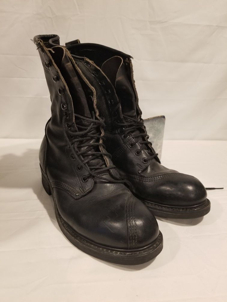 Builtrite Military Linesman Police Fire Steel toe Work Boot size 13