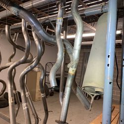 Exhaust Pipe , Hangers . Mufflers And Exhaust . ID Numbers In Pictures. 