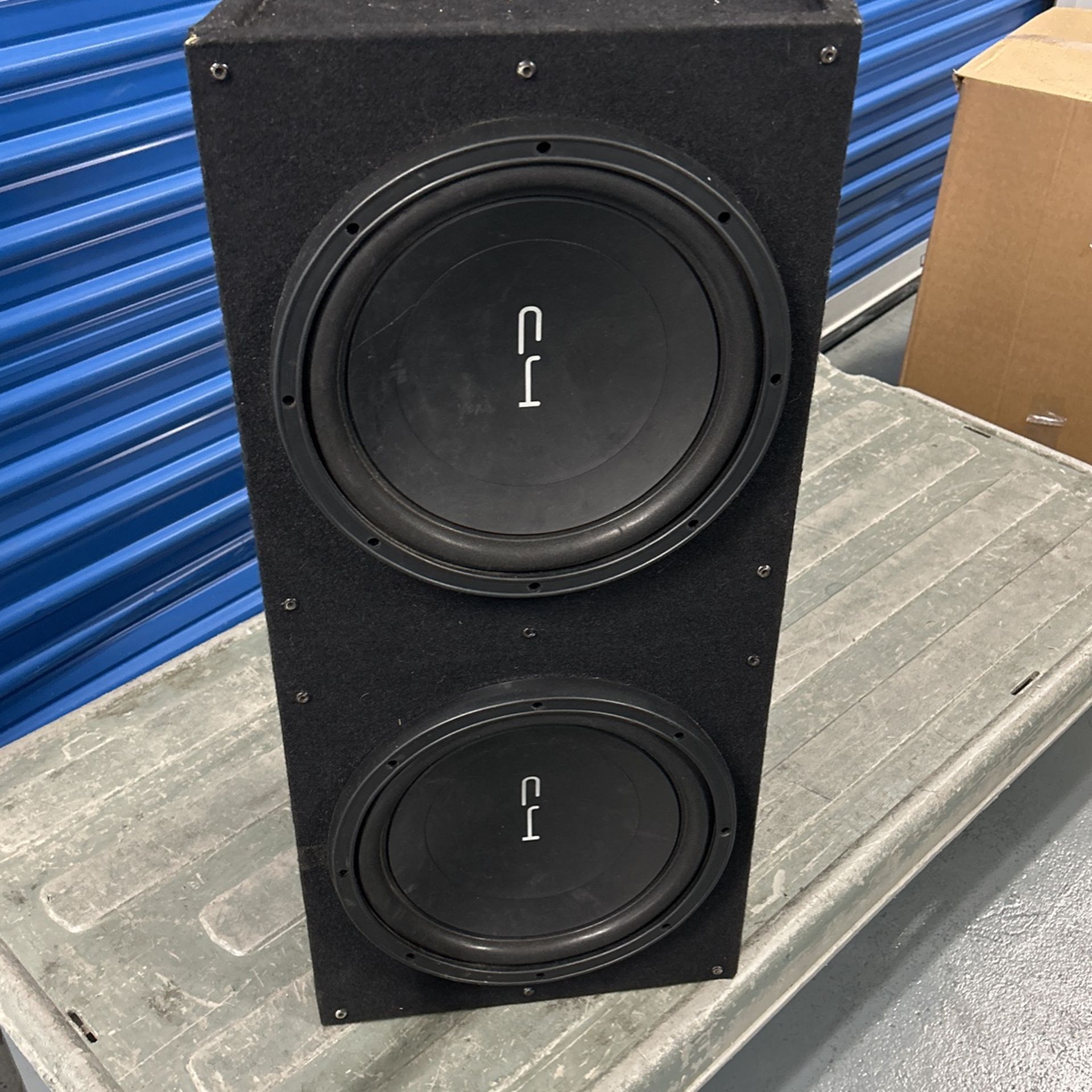 12” C4 Speakers And Two Amps