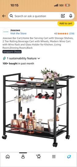 Bar cart new in box