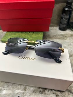 Cartier frameless glasses