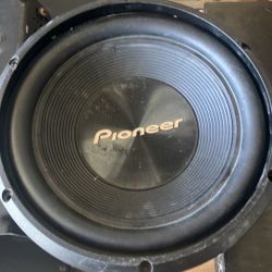 Pioneer Speaker 12” 