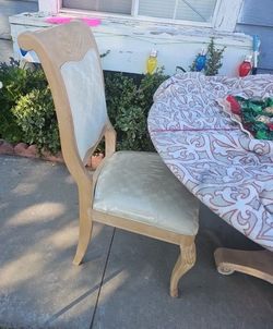 Dining Table Glass Table Top REAL WOOD
