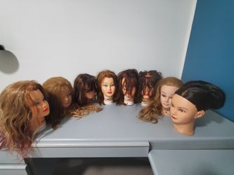 100% Human Hair Manequin Heads - Cosmetology